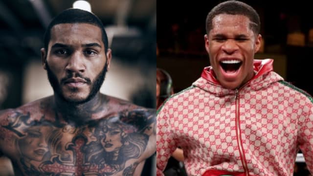 Conor Benn and junior welterweight world champion Devin Haney.